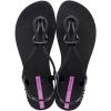 imageIpanema Womens Trendy Sandals  Comfortabe and Stylish TStrap Flat Sandals with Adjustable Ankle Strap ClosureTrendy Fem  BlackBlackLilac