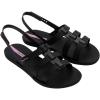 imageIpanema Style Womens Sandals  Flat Sandals with Adjustable Back Strap Strappy Sandals for Women PVC Sandals for Women Water Resistant Shoes Easy to CleanBlack