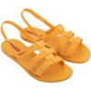 imageIpanema Style Womens Sandals  Flat Sandals with Adjustable Back Strap Strappy Sandals for Women PVC Sandals for Women Water Resistant Shoes Easy to CleanYellowYellow