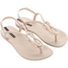 imageIpanema Womens Trendy Sandals  Comfortabe and Stylish TStrap Flat Sandals with Adjustable Ankle Strap ClosureTrendy Fem  BeigeBeige