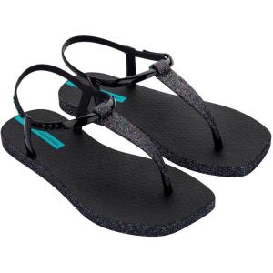 imageIpanema Class Edge Glow Womens Sandals  Comfy Stylish Glitter TStrap Thong Sandals Adjustable Ankle Strap Summer Dress Sandals Dressy Sandals for Women Flat SandalsBlackGlitter Black