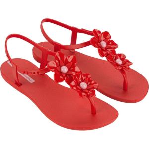 imageIpanema Duo Flowers Fem Womens Sandals  Comfy Open Toe Sandals for Women Thong Sandals wTStrap Adjustable Ankle Strap Floral Design Dressy Sandals Summer Dress SandalsRedPink