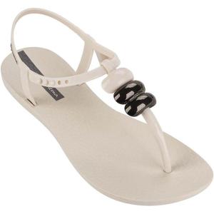 imageIpanema Womens Disco Collection  Fashionable Comfortable Versatile ampamp EcoFriendly Summer FootwearClass Sandal  BeigeMetallic Grey