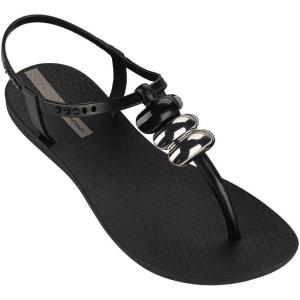 imageIpanema Womens Disco Collection  Fashionable Comfortable Versatile ampamp EcoFriendly Summer FootwearClass Sandal  BlackOnix