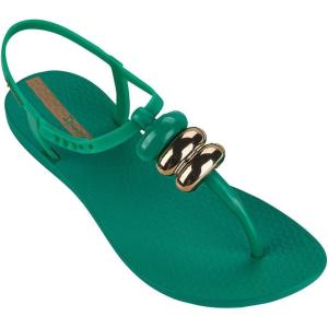 imageIpanema Womens Disco Collection  Fashionable Comfortable Versatile ampamp EcoFriendly Summer FootwearClass Sandal  GreenBronze