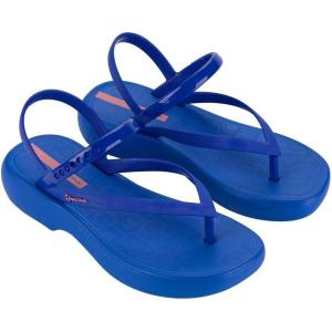 imageIpanema Womens Verano Sandal  Womens Platform Sandals Thong Sandal with Adjustable Ankle Strap Low Wedges PVC Sandals for WomenBlueBluePurple