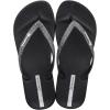 imageIpanema Ana Collection Flip Flops for Women Cute Comfortable Brazilian Beach SandalsBlackGlitter Black