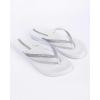 imageIpanema Ana Collection Flip Flops for Women Cute Comfortable Brazilian Beach SandalsWhiteSilver