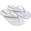 imageIpanema Ana Collection Flip Flops for Women Cute Comfortable Brazilian Beach SandalsWhiteSilver