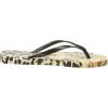 imageIpanema Animale Print Fem Womens Flip Flops  Comfortable Animal Print Flip Flops for Women Womens Flip Flops wArch Support Bright Colorful Summer Sandals for WomenBeige Black