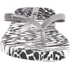 imageIpanema Animale Print Fem Womens Flip Flops  Comfortable Animal Print Flip Flops for Women Womens Flip Flops wArch Support Bright Colorful Summer Sandals for WomenGreyBlack