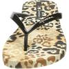 imageIpanema Animale Print Fem Womens Flip Flops  Comfortable Animal Print Flip Flops for Women Womens Flip Flops wArch Support Bright Colorful Summer Sandals for WomenBeige Black