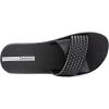 imageIpanema Womens Street II Slides  Comfortable and Trendy SlipOn Sandals Flip Flops for Women with Wide Minimalist Crisscross UpperStreet Ii  BlackBlack
