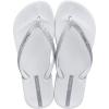 imageIpanema Ana Collection Flip Flops for Women Cute Comfortable Brazilian Beach SandalsWhiteSilver