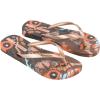 imageIpanema Animale Print Fem Womens Flip Flops  Comfortable Animal Print Flip Flops for Women Womens Flip Flops wArch Support Bright Colorful Summer Sandals for WomenBrownMetallic Pink