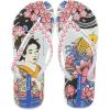 imageIpanema Animale Print Fem Womens Flip Flops  Comfortable Animal Print Flip Flops for Women Womens Flip Flops wArch Support Bright Colorful Summer Sandals for WomenWhite Pink
