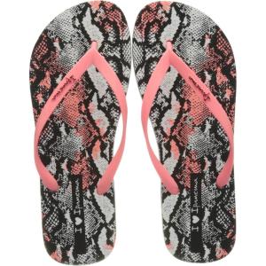 imageIpanema Animale Print Fem Womens Flip Flops  Comfortable Animal Print Flip Flops for Women Womens Flip Flops wArch Support Bright Colorful Summer Sandals for WomenWhite Pink Black