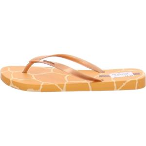 imageIpanema Animale Print Fem Womens Flip Flops  Comfortable Animal Print Flip Flops for Women Womens Flip Flops wArch Support Bright Colorful Summer Sandals for WomenBrown Copper