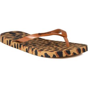 imageIpanema Animale Print Fem Womens Flip Flops  Comfortable Animal Print Flip Flops for Women Womens Flip Flops wArch Support Bright Colorful Summer Sandals for WomenBeigeBrown
