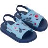 imageIpanema Soft Baby Sandals  Lightweight OpenToe Toddler Sandals Elastic Slingback Strap Cute Prints Unisex Flexible Easy OnOff Easy to Clean Water Resistant PVC BlueLight Blue