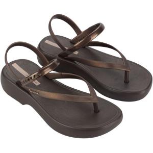 imageIpanema Womens Verano Sandal  Womens Platform Sandals Thong Sandal with Adjustable Ankle Strap Low Wedges PVC Sandals for Women