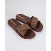 imageIpanema Womens Street II Slides  Comfortable and Trendy SlipOn Sandals Flip Flops for Women with Wide Minimalist Crisscross UpperBrownBrown
