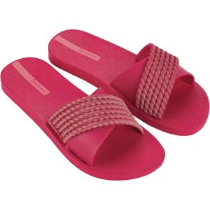 imageIpanema Womens Street II Slides  Comfortable and Trendy SlipOn Sandals Flip Flops for Women with Wide Minimalist Crisscross UpperRedRed