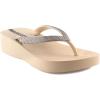 imageIpanema Womens Mesh VIII Platform Flip Flops  Comfortable ampamp Trendy Summer Platform Sandals with Embellished Straps Anatomic Footbed ampamp NonSlip Sole