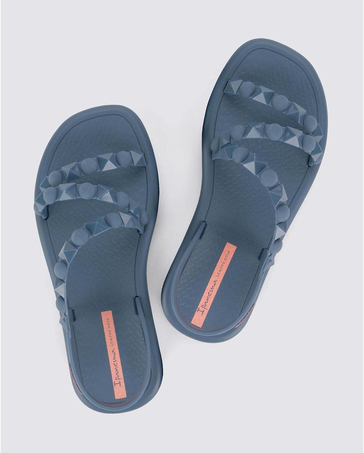imageIpanema Meu Sol Flatform Womens Sandals  Studded Sandals for Women Flat Sandals Strappy Sandals Comfy Dressy Women Sandals Summer Dress Sandals wBackstrap Easy CleanBluePink