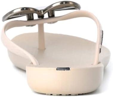imageIpanema Womens Wave Heart Flip FlopBeigeBlack