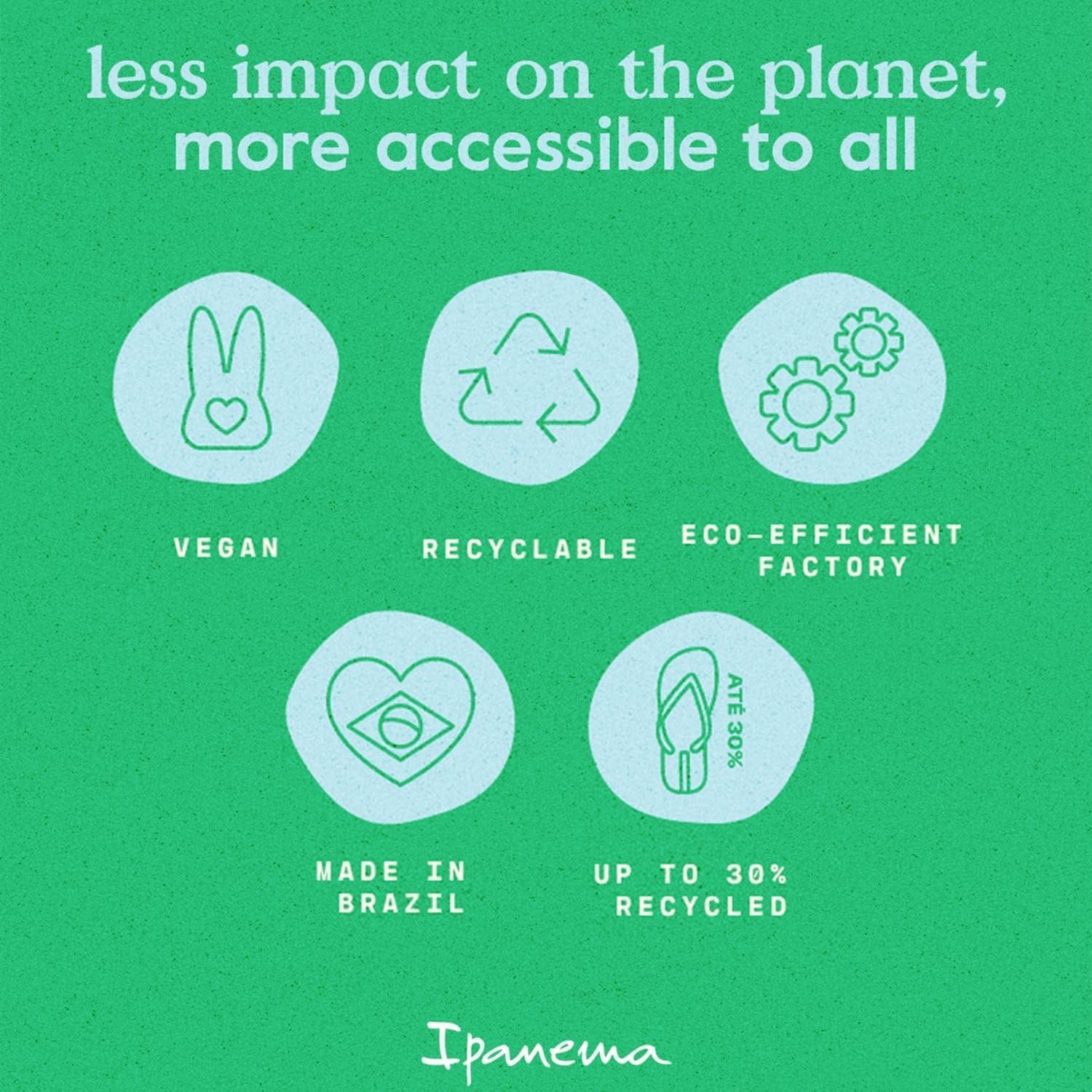 imageIpanema Womens Wave Heart Flip FlopBrownBronze