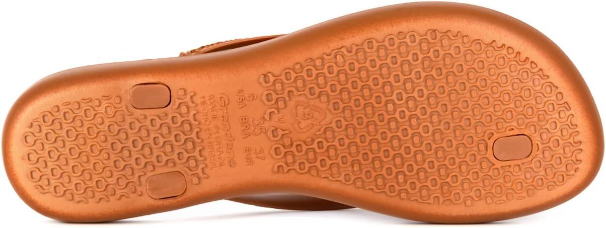 imageIpanema Womens Wave Heart Flip FlopBrownBronze