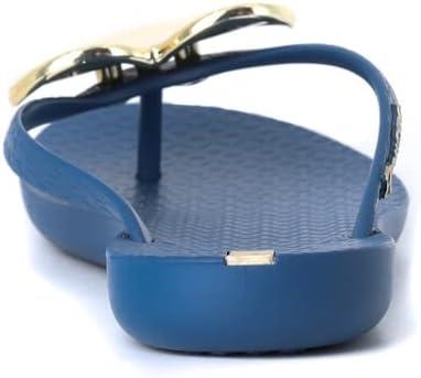 imageIpanema Womens Wave Heart Flip FlopNavyGold