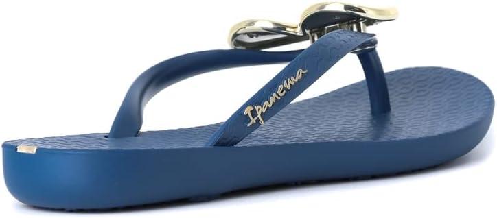 imageIpanema Womens Wave Heart Flip FlopNavyGold