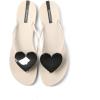 imageIpanema Womens Wave Heart Flip FlopBeigeBlack