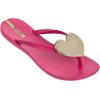 imageIpanema Womens Wave Heart Flip FlopPinkGold