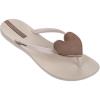 imageIpanema Womens Wave Heart Flip FlopBeige