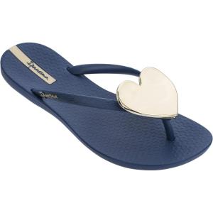 imageIpanema Womens Wave Heart Flip FlopNavyGold