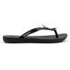 imageIpanema Womens Wave Heart Flip FlopBlack