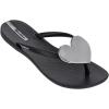 imageIpanema Womens Wave Heart Flip FlopBlack