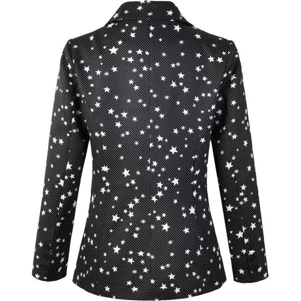 Beninos Womens Blazers Casual One Button Blazer JacketBlack
