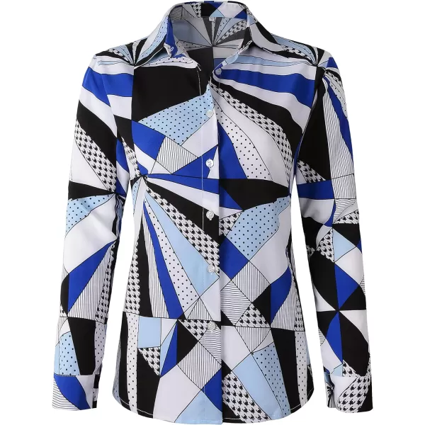 Beninos Womens Casual Blouses Long Sleeve Button Down Shirt8101