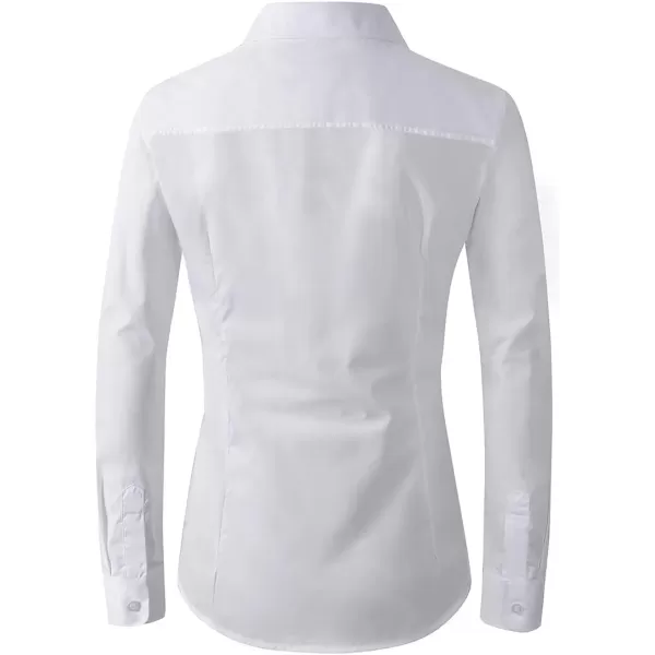 Beninos Womens Formal Work Wear White Simple ShirtWhite
