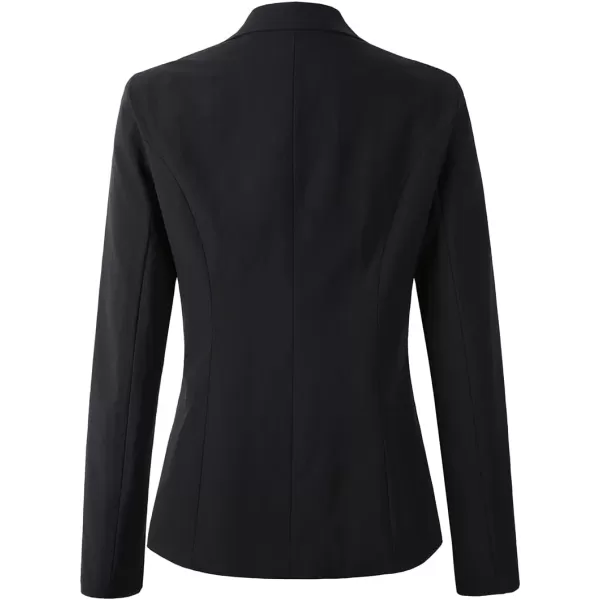 Beninos Womens One Button Blazer Lightweight Office Work Suit Jacket918 Black