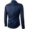 imageBeninos Mens Dress Shirts Casual Long Sleeve Button Down ShirtNavy