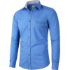 imageBeninos Mens Casual Long Sleeve Stretch Dress Shirt WrinkleFree Slim Fit Button Down ShirtsBlue
