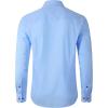 imageBeninos Mens Casual Long Sleeve Stretch Dress Shirt WrinkleFree Slim Fit Button Down ShirtsLight Blue