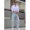 imageBeninos Mens Casual Long Sleeve Stretch Dress Shirt WrinkleFree Slim Fit Button Down ShirtsWhite