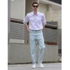 imageBeninos Mens Casual Long Sleeve Stretch Dress Shirt WrinkleFree Slim Fit Button Down ShirtsWhite
