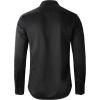 imageBeninos Mens Dress Shirts Solid Long Sleeve Texture Formal Shirt Business Casual Button Down ShirtsBlack No Texture